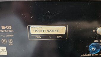 Zesilovač Luxman M03 - 9