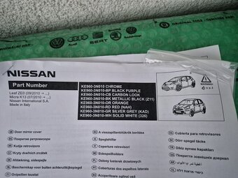 exteriérový styling kit (dekorační kit) chrom Nissan Micra ( - 9