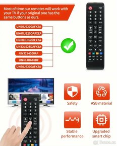 Samsung -náhradní dálkový ovladač pro TV Samsung - 9
