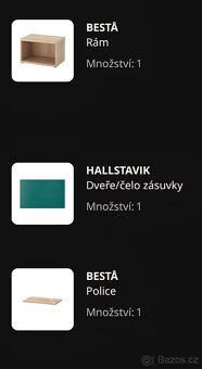 Policové díly BESTA Ikea - 9