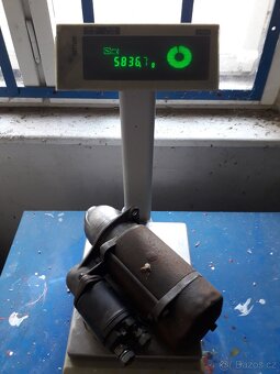 Zástavba starteru s planetovým převodem do agregátu Š120 - 9