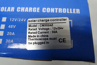 Solární regulátor napětí 30A PWM - 9