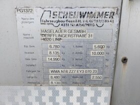 Valník - valníková nástavba 6,35m - 9