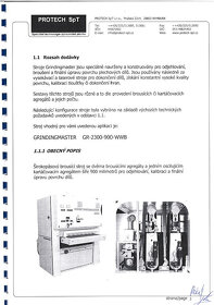 Širokopásová bruska GRINDINGMASTER - 9