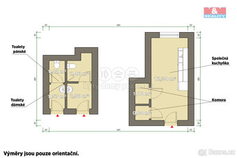Pronájem kancelářského prostoru, 22 m², Plzeň, ul. Prešovská - 9