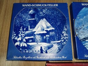 Porcelánové dekorativní talíře ZIMA - 9