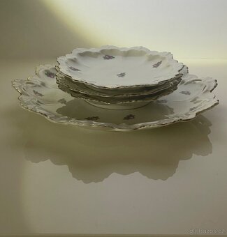 Porcelánová sada MZ Altrohlau tác+ talířky - 9