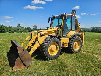 Komatsu  WB97S Závada Pojezdu+1x Bagr na díly v ceně - 9
