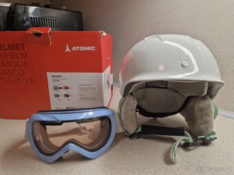 Lyžařská helma Atomic Revent Jr. 51-545+brýle - 9