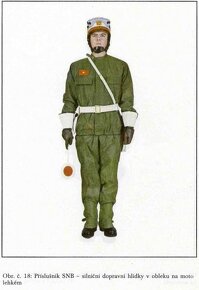 Uniformy příslušníků motohlídek SNB, ČSSR 70-80léta - 9