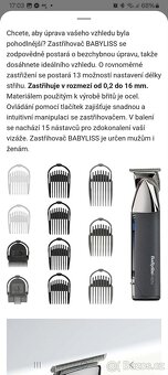 Nový multifunkční zastřihovač Babyliss - 9
