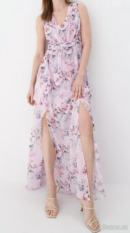 Dámské dlouhé šaty šifonové květované Mohito S 36 - 9