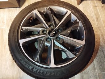 Originál ALU kola Hyundai i30 R17 + letní pneu - 9