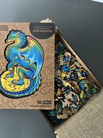 UNIDRAGON dřevěné puzzle - Drak, velikost KS (330) - 9