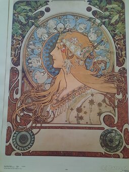Alfons Mucha - plakáty 42x 60 cm v deskách - 9