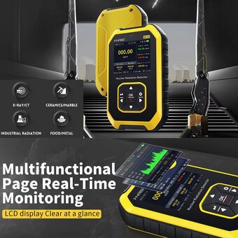 Digitální dozimetr - měřič radioaktivity - Geiger počítač - 9