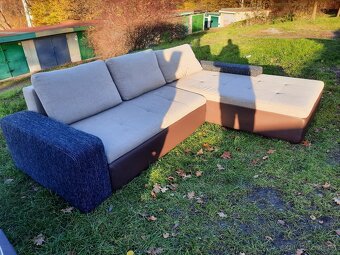 Sedací souprava rozkládací---mohu dovézt - 9