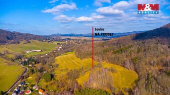 Prodej louky, 3251 m², Radeč u Horní Police, Žandov - 9