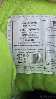 Prodám rostoucí lední brusle XS vel. (29-32) jako nové - 9