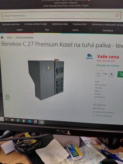 Kotel na tuhá paliva Benekov C27 Premium – perfektní stav - 9
