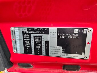 Scania R500 6x2 / Full air / 418tkm - 9
