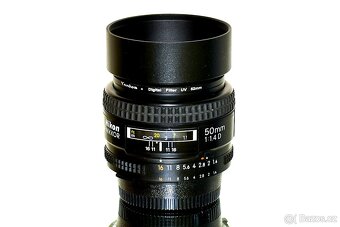 Nikon AF Nikkor 50mm 1,4D + UV filtr TOP STAV - 9