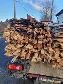 Palivové dřevo-balíky,odřezky krajinky 1,0x1,2 m délka 4 m - 9