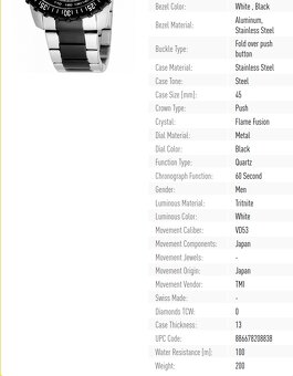 ze sbírky Invicta Specialty WR100,45mm - 9