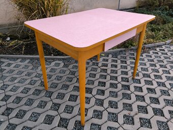 Retro kuchyňský umakartový stůl Jitona - 60. léta - 9