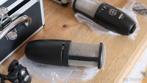 Velkomembránové kondenzátorové mikrofony AKG P420. - 9