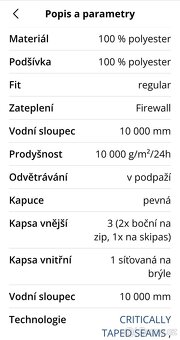 Lyžařská souprava O'Neill / Columbia vel. S - 9