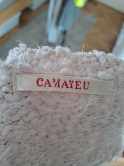 Světle růžový svetr Camaieu, vel. L - 9