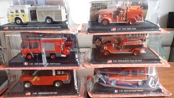 Hasičské modely AMERCOM 60 kusů Hasiči - 9