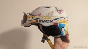 Lyžařská helma s brýlemi pro dítě 3-7 let - 9