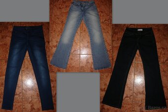 ++ 13x dívčí kalhoty a tepláky vel.158-164 - levně prodám ++ - 9