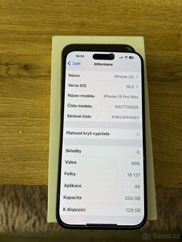 Iphone 15 pro max 256gb - 9