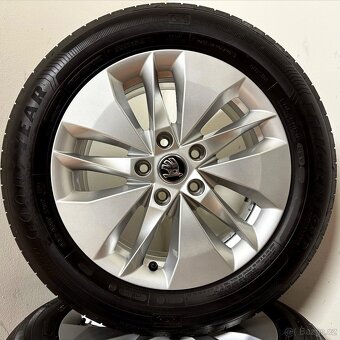 ŠKODA OCTAVIA IV 5x112 R16 ET46+LETNÍ 205/60R16 7mm - 9
