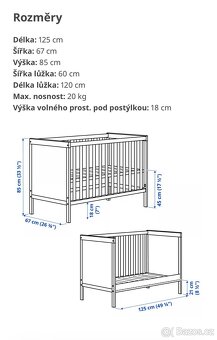 SUNDVIK Dětská postýlka - 9