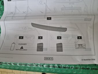 chromová lišta madla dveří kufru Nissan Qashqai (J10E) KE791 - 9