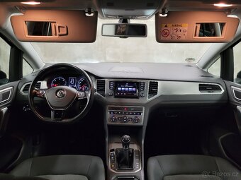 VW Golf 7 SportsVan 1.6 TDI, 81kW, DIGI KLIMA,WEBASTO, TAŽNÉ - 9