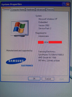 All-in-one počítač a monitor 17" Samsung 720XT - 9