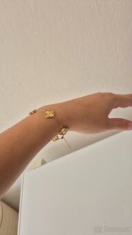 Zlatý náramek guilloché - 9