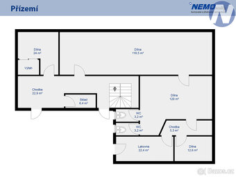 Pronájem komerčního objektu 1300 m² Dobřanovská, Volyně - 9