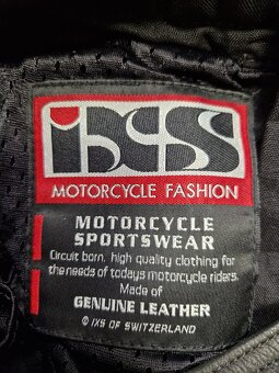 Pánské kožené moto kalhoty iXS velikost L (krátké) - 9