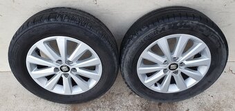 Alu kola Seat 15" 5x100, letní Falken 185/65R15 - 9