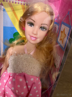 těhotná panenka barbie +ken+výbava - 9