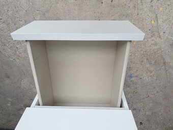 Ikea komoda Malm se zrcadlem bílá - 9