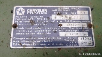 Simca 1301 Special bez dokladů na ND, renovaci - 9