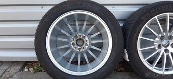 Alu kola 5x112 r17 originál Audi a5 letní pneu - 9