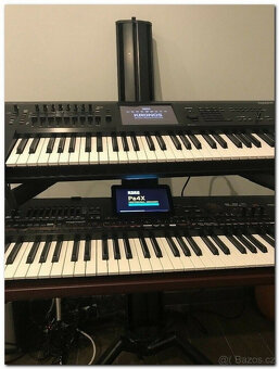 Korg pa4x + Korg Kronos 2 klávesový syntezátor v dvojitém ba - 9